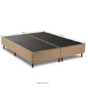 Ver imagem 2 de Base Box King Bipartido 193cm x 203cm Sommier Veludo