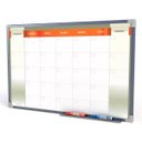 Ver imagem 1 de Quadro Branco 100x70 Planejamento Mensal Moldura Aluminio R-9038