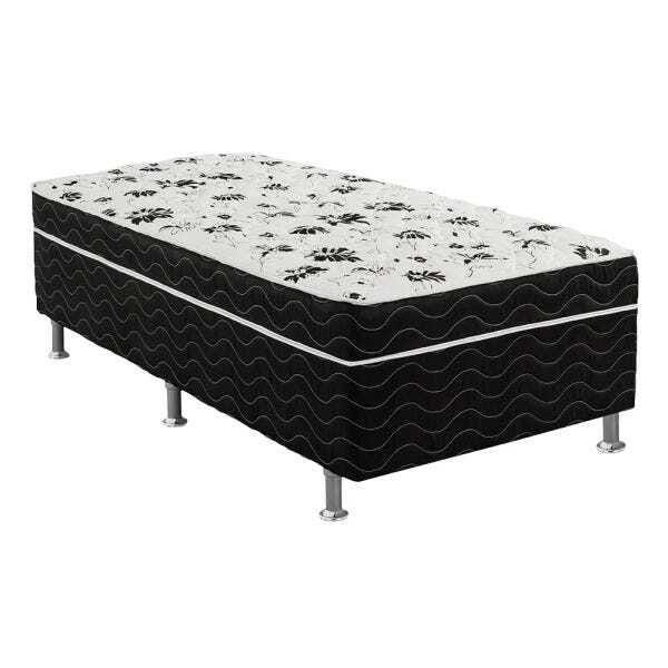 Cama Box Conjugado Solteiro Ortobom Union Ortopédica Espuma (88x188x43cm)