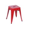 Banco Tolix Vermelho 41,5 x 41,5 x 44 - Or 6607 Baixa - 1