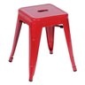 Banco Tolix Vermelho 41,5 x 41,5 x 44 - Or 6607 Baixa - 2