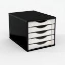 Ver imagem 5 de Caixa de Arquivo Gaveteiro de Mesa 5 Gavetas Madeira MDF