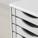 Ver imagem 5 de Caixa Arquivo Gaveteiro de Mesa 5 Gavetas Madeira MDF