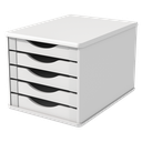 Ver imagem 1 de Caixa Arquivo Gaveteiro em Mdf Branco com 5 Gavetas Branco