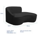 Ver imagem 4 de Kit Divã Recamier Orgânico Marrocos 180cm Lado Direito e 1 Poltronas Amore Bouclé