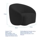 Ver mais imagens de Kit Divã Recamier Orgânico Marrocos 180cm Lado Direito e 1 Poltronas Amore Bouclé