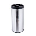 Ver imagem 1 de Lixeira Redonda Inox Para Copos Descartáveis 50cm
