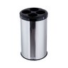 Lixeira Redonda Inox Para Copos Descartáveis 40cm - 1