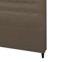 Ver imagem 2 de Cabeceira Dama New Plus Casal 1400mm Suede Marrom Taupe - Simbal