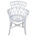 Ver imagem 2 de Conjunto com Mesa Ripada + 4 Cadeiras de Jardim e Piscina + Ombrelone com Base Bege