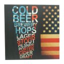 Ver imagem 2 de Quadro impresso Gold Beer 45x45 cm
