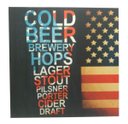 Ver imagem 2 de Quadro impresso Gold Beer 45x45 cm