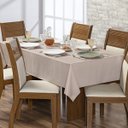 Ver imagem 3 de Toalha de Mesa 6 Lugares Térmica 1,40m X 2,00m Retangular Impermeável Resistente Cozinha Avelã