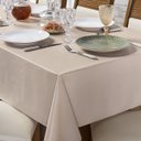 Ver imagem 2 de Toalha de Mesa 6 Lugares Térmica 1,40m X 2,00m Retangular Impermeável Resistente Cozinha Avelã