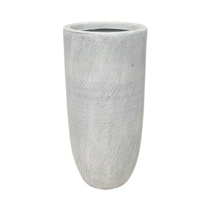 Cachepot de Fibrocimento Branco 43x78 Cm