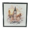 Ver imagem 2 de Quadro em canvas preto London - Big Ben 40x40 cm