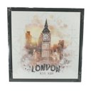 Ver imagem 1 de Quadro em canvas preto London - Big Ben 40x40 cm