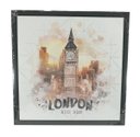 Ver imagem 1 de Quadro em canvas preto London - Big Ben 40x40 cm
