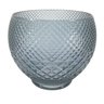Vaso decorativo de vidro azul 19x17 cm - 4