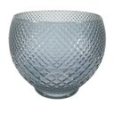 Ver imagem 4 de Vaso decorativo de vidro azul 19x17 cm