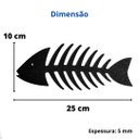 Ver imagem 4 de Quadro Peixe Decorativo, Espinha De Peixe / Mar, Parede - Toque 3D