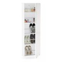 Ver imagem 2 de Armário Sapateira de Parede com Espelho e 5 Divisórias Branco