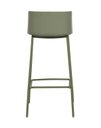 Ver imagem 5 de Kit com 4 Banquetas Ipanema Alta para Cozinha em Polipropileno e Base em Aço Pintado - Verde Aloe