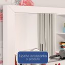 Ver imagem 5 de Penteadeira com Espelho 1 Gaveta Twister Tcil Móveis