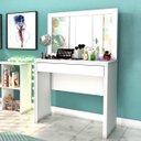 Ver imagem 1 de Penteadeira com Espelho 1 Gaveta Twister Tcil Móveis