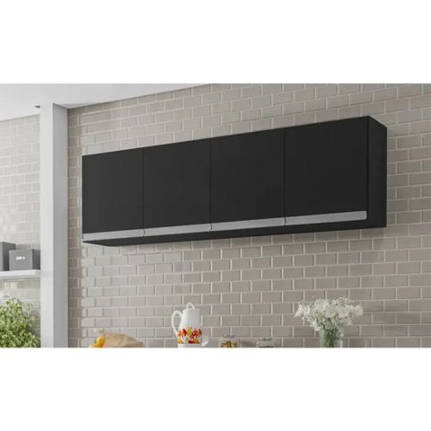 Armário Aéreo para Cozinha com 4 Portas Itália