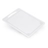 Tábua de Corte Branca Multiuso 42x29cm Plástico Polipropileno Cozinha Churrasco - 1