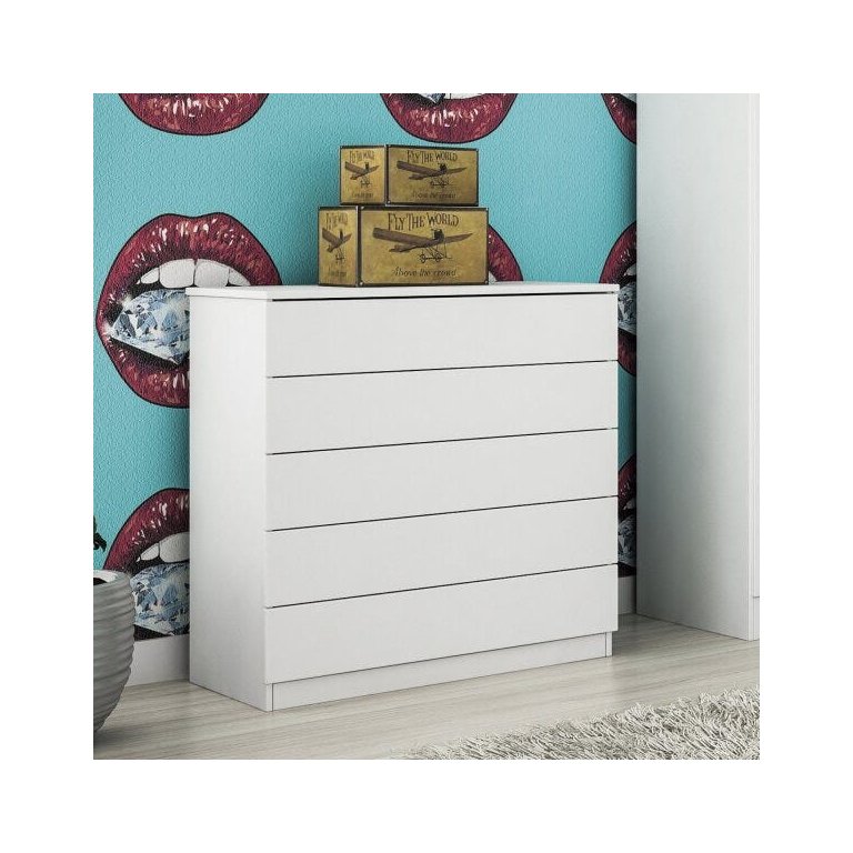 Cômoda 5 Gavetas Premium Tcil Móveis