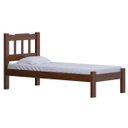 Ver imagem 1 de Cama Solteiro Madeira Macica Perola Castanho