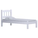 Ver imagem 1 de Cama Solteiro Madeira Macica Perola Branco