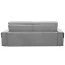 Ver imagem 7 de Sofá Retrátil Reclinável para Sala 3 Lugares 250cm Samir F04 Veludo Cinza Claro - Lyam Decor