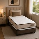 Ver imagem 5 de Colchão Solteiro Sr Life Sleep Ii Espuma D28 88x188x30cm Bege