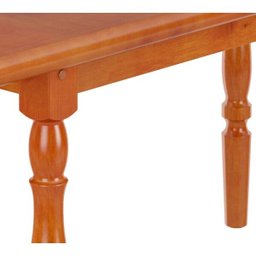 Mesa Retangular Daiana 102Lb Mel Brilho Piratini - 3