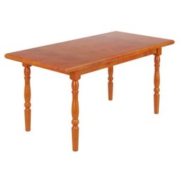 Mesa Retangular Daiana 102Lb Mel Brilho Piratini - 1