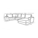 Ver imagem 3 de Sofá de Canto 5 Lugares com Chaise Maria Império Estofados