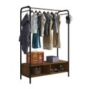 Ver imagem 2 de Guarda-Roupa Closet Milão 9017 Preto/Demolição Fosco