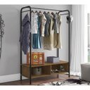 Ver imagem 1 de Guarda-Roupa Closet Milão 9017 Preto/Demolição Fosco