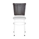 Ver imagem 3 de 6 Cadeiras para Mesa Branca Hawai Marrom:branco