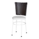 Ver imagem 2 de 6 Cadeiras para Mesa Branca Hawai Marrom:branco