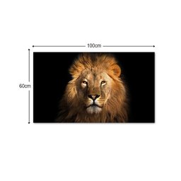 Quadro Decorativo Tela em Lona Leão Africano 100x60cm para Sala Quarto - 4