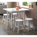 Ver imagem 1 de Mesa Dobravel 110B E 04 Banquetas 160B Branco Piratini