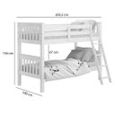 Ver imagem 3 de Beliche 100% Madeira Maciça 721la Mel Acetinado Piratini