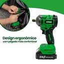 Ver imagem 2 de Chave de Impacto a Bateria 21v Tch21 Trato - Verde