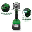Ver imagem 5 de Chave de Impacto a Bateria 21v Tch21 Trato - Verde