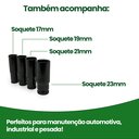 Ver imagem 3 de Chave de Impacto a Bateria 21v Tch21 Trato - Verde