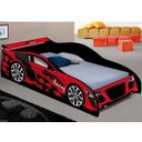 Ver imagem 1 de Cama Infantil com Proteção Lateral Carro Speed J&A Móveis